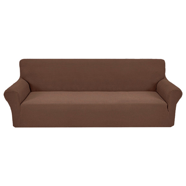 Чохол на диван 4-місний Corn Fleece коричневий Love You