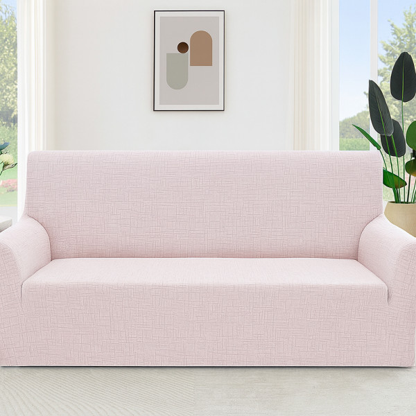 Чохол на диван 4-місний New Corn Fleece светло-сірий Love You