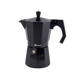 BLACK Гейзерная кофеварка VITRINOR 9 чашек