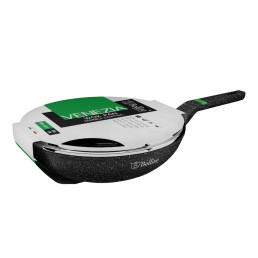 Сковорода антипригарна з кришкою VENEZIA BOLLIRE 28 см WOK