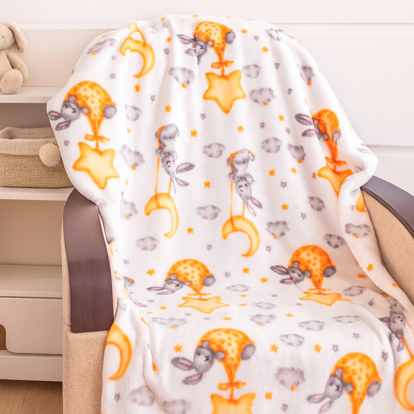 Плед легкий флісовий Місячна казка 150x200 см Love You