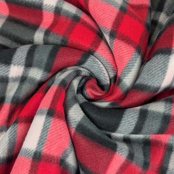 Плед легкий флісовий Шотландський затишок Love You