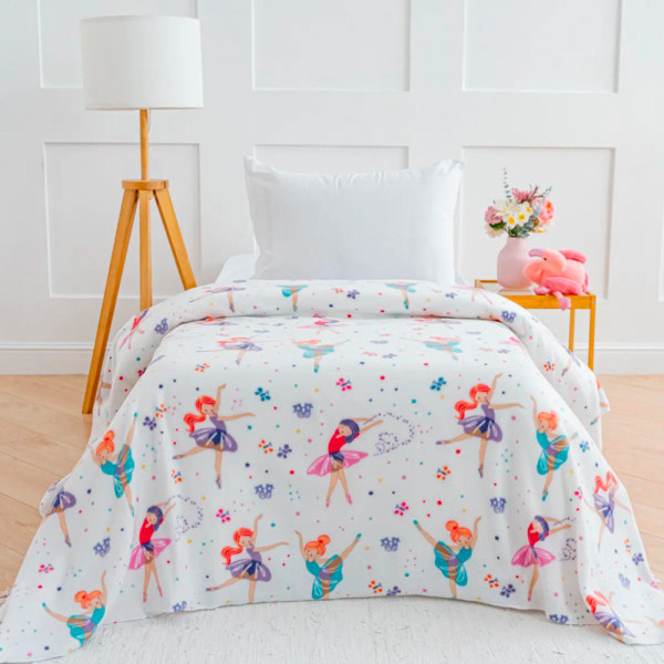 Плед легкий флісовий Балетні Мрії 150x200 см Love You