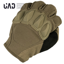 Перчатки тактические полнопалые, сенсорные c защитой Atlant UAD Койот