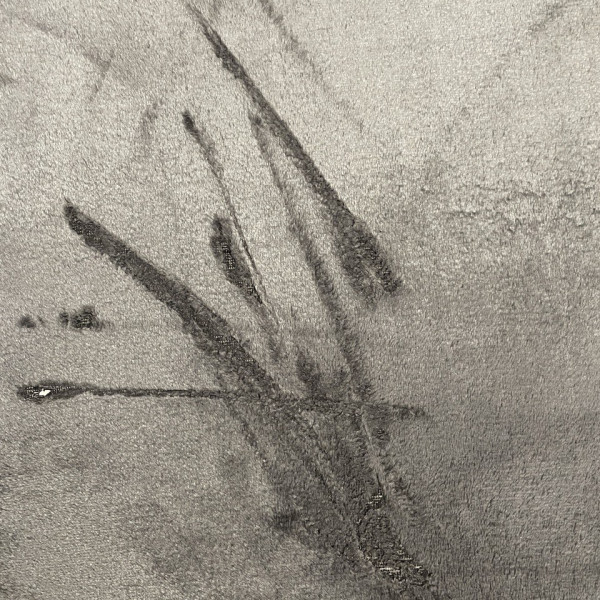 Уцінка! Плед однотонний темно-сірий Love You