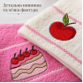 Набір кухонних рушників 2 шт 40x60 см Вишневий торт LoveYouHome
