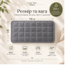 Обтяжений плед на коліна 50×100 см 2кг