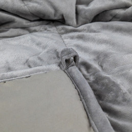 Ковдра велюрова обтяжена 8 кг антистресова 150х200 см Love You