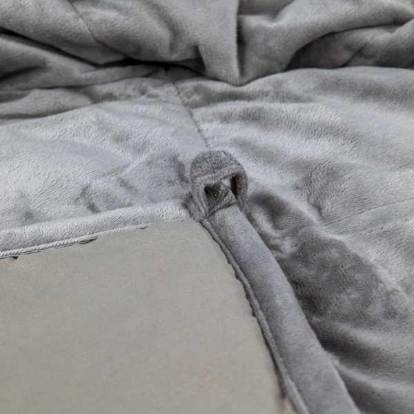 Ковдра велюрова обтяжена 8 кг антистресова 150х200 см Love You