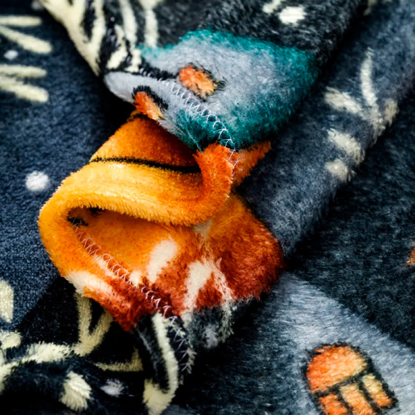 Плед фліс Зимове містечко 150x200 см Love You