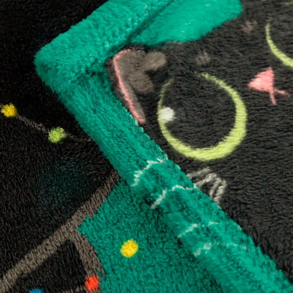 Плед фліс Зірки і котики 150x200 см Love You