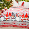 Плед фліс Новорічні гномики 150x200 см Love You