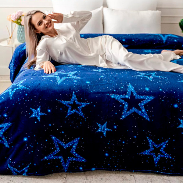 Плед фліс Сузір’я мрій 150x200 см Love You