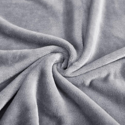 Уцінка!!! Плед флісовий сірий 200х220 Love You