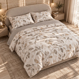 Комплект постільної білизни Love You, Сімейний 160×220х2, сатин 200TC, Olive