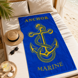 Рушник пляжний Адмірал 75х150 см LoveYouHome