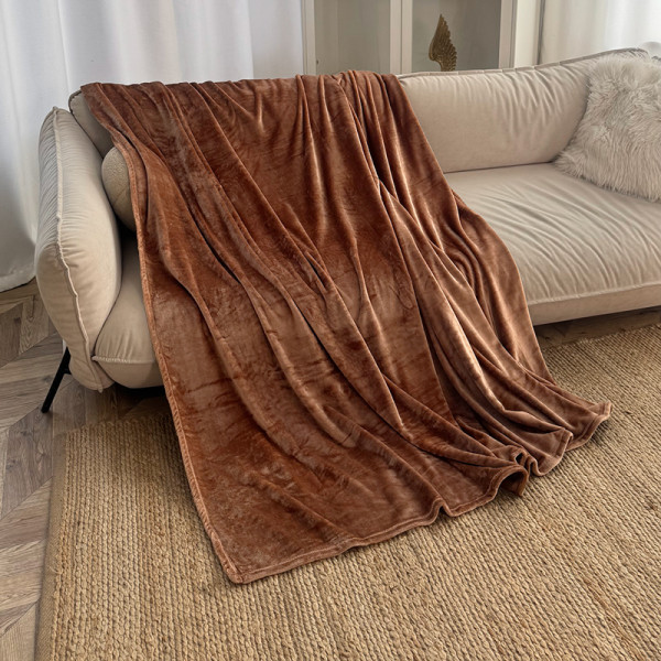 Плед флісовий бежевий Love You