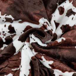 Плед флісовий Sherpa Корівка двосторонній Love You