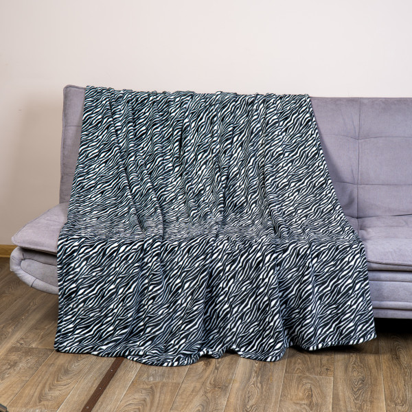 Плед флісовий Зебра Love You