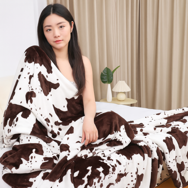 Плед флісовий Корівка Love You