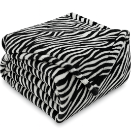 Плед флісовий Зебра Love You