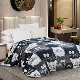 Набір із двох пледів фліс Нічні вартові 150x200 см Love You