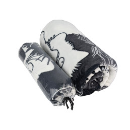 Набір із двох пледів фліс Нічні вартові 150x200 см Love You