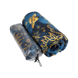 Плед фліс Зоряна ніч 150x200 см, 2 шт Love You