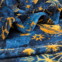 Плед фліс Зоряна ніч 150x200 см, 2 шт Love You