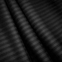 Наволочка 50×70 см мікрофібра Страйп антрацит Love You