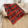Набір із двох пледів фліс Класична клітинка 150x200 см Love You