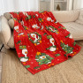 Набір із двох пледів фліс Новорічні гусенята 150x200 см Love You