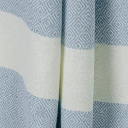 Рушник-пештемаль бавовняний для дому та відпочинку 100х180 см блакитний LoveYouHome