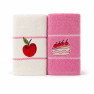 Набір кухонних рушників 2 шт 40x60 см Вишневий торт LoveYouHome