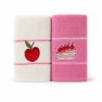 Набір кухонних рушників 2 шт 40x60 см Вишневий торт LoveYouHome