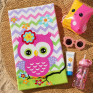 Рушник пляжний Совеня 75×150 см LoveYouHome