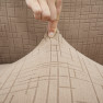 Чохол на стілець універсальний New Corn Fleece бежевый Love You