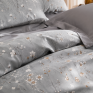 Комплект постільної білизни Love You, Євро 200×220, тенсель 300TC, Silver